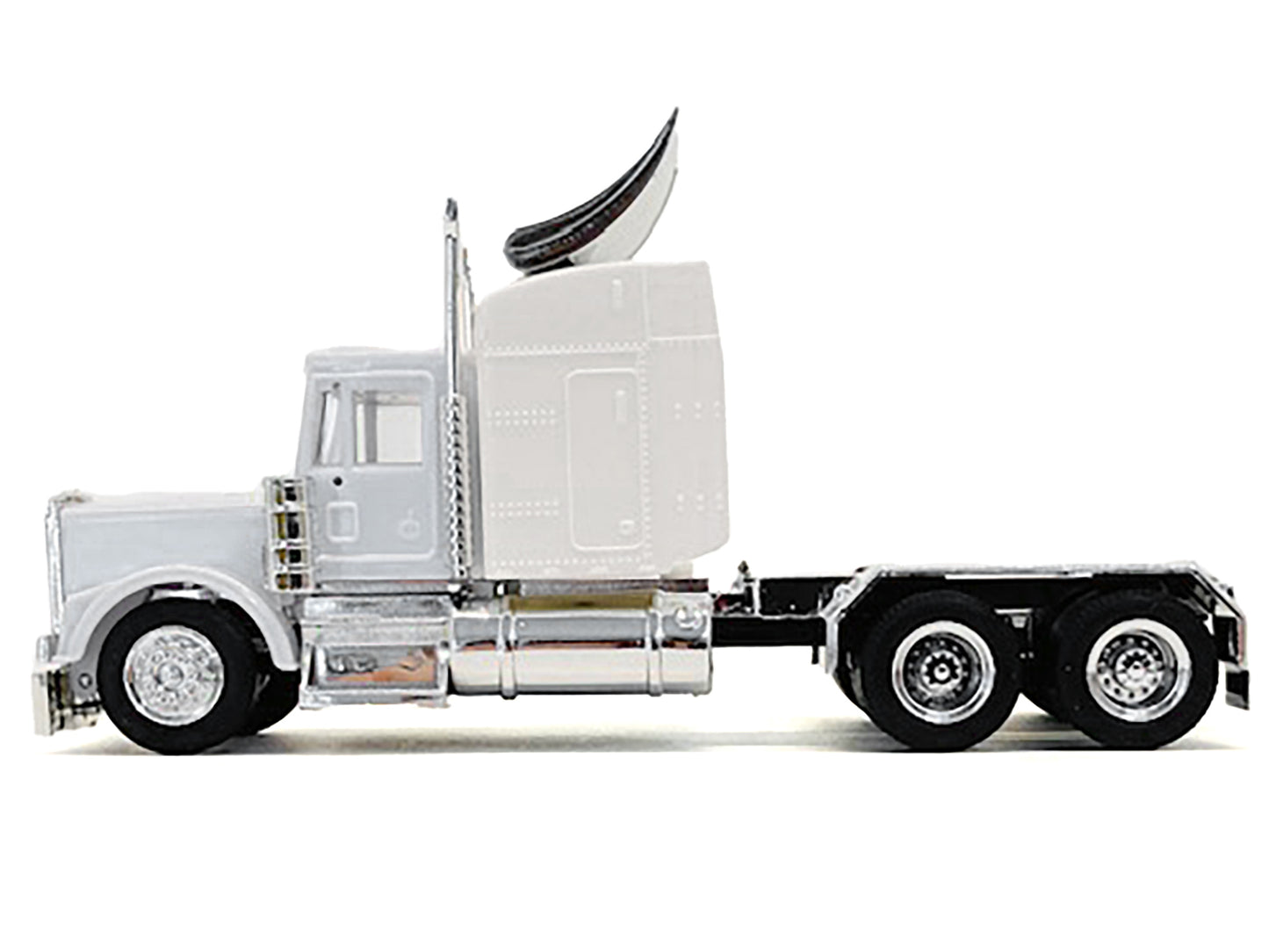 Kenworth W900 Sleeper Cab White 1/87 (HO) Plastic Model Car by Promotex