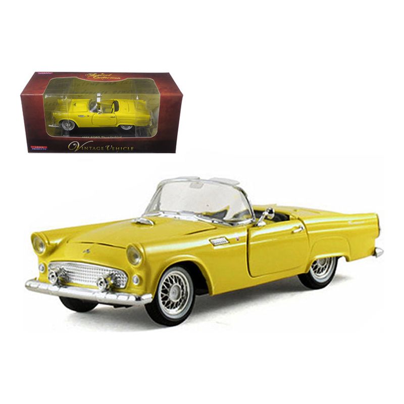 1955 Ford Thunderbird Convertible Yellow 1/32 Diecast Car Model by Arko Products