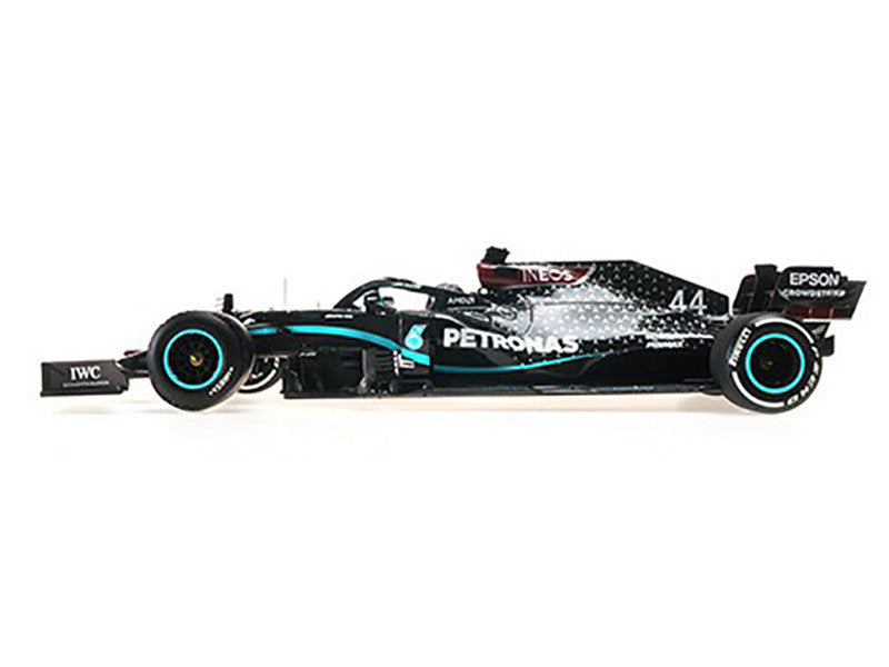 Mercedes-AMG F1 W11 EQ Performance #44 Lewis Hamilton "Petronas" Winner Formula One F1 "British GP" (2020) with Driver Limited Edition to 704 pieces Worldwide 1/18 Diecast Model Car by Minichamps