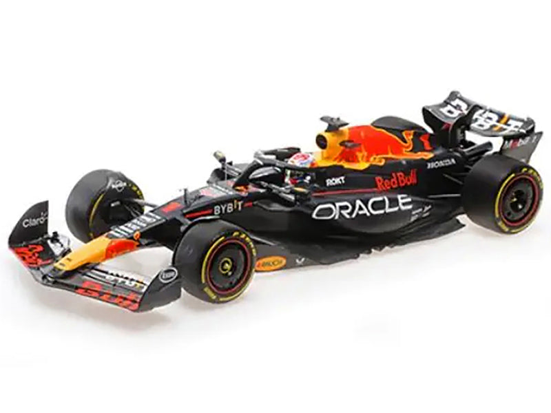 Red Bull Racing RB19 #1 Max Verstappen "Oracle" Winner F1 Formula One "Italian GP" (2023) with Driver Limited Edition to 160 pieces Worldwide 1/18 Diecast Model Car by Minichamps