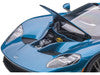 2017 Ford GT Liquid Blue Metallic 1/12 Model Car by Autoart