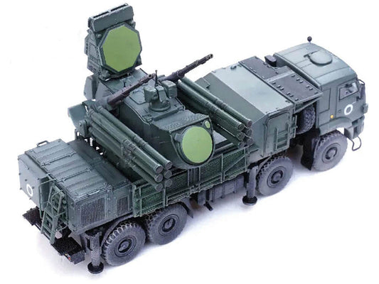 Pantsir S1 96K6 Self-Propelled Air Defense Weapon System "Ukraine War" Russian Army "Armor Premium" Series 1/72 Diecast Model by Panzerkampf