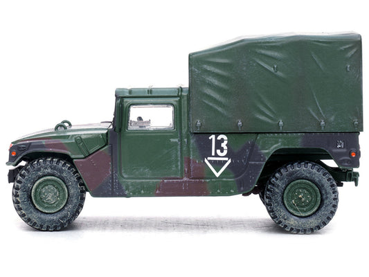 M998 HMMWV "2nd Battalion 3rd Field Artillery Regiment 1st Armored Division Stationed in Germany" (1999) United States Army "Military Miniature" Series 1/64 Diecast Model by Panzerkampf