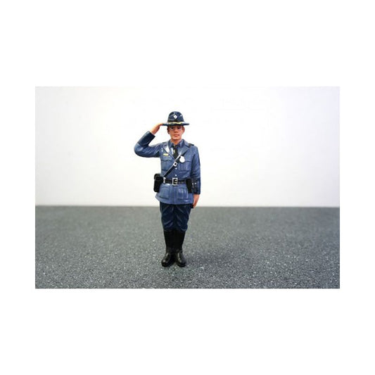 State Trooper Brian Figure For 1:18 Diecast Model Cars by American Diorama