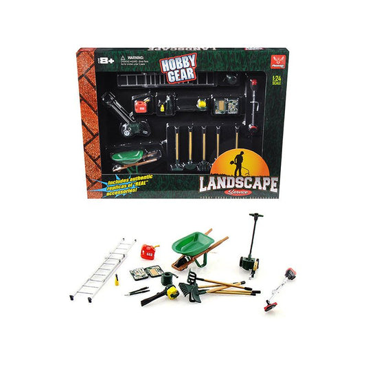 "Landscape Service" Accessories Set for 1/24 Scale Models by Phoenix Toys