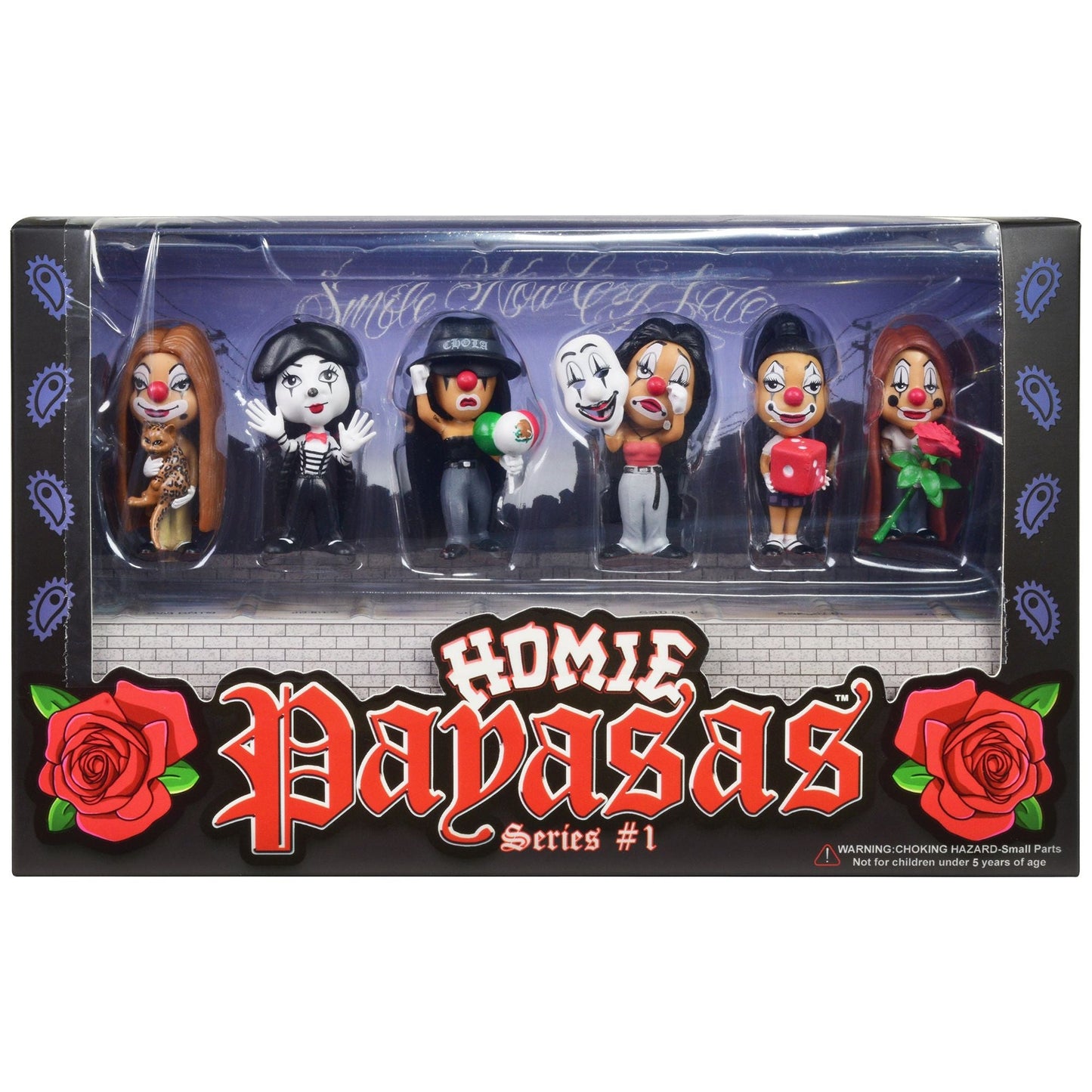 "Homie Payasas" Series 1 2-Inch Figures Set of 6 Pieces by Homies