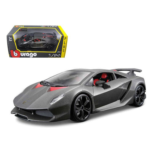 Lamborghini Sesto Elemento Matt Grey 1/24 Diecast Car Model by Bburago