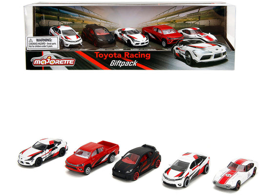 Toyota Racing Giftpack (2024) 5 piece Set 1/64 Diecast Model Cars by Majorette