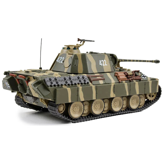 German Sd. Kfz. 171 PzKpfw V Panther Ausf. A Medium Tank with Side Armor Panels #422 "18.Panzer Division Poland October 1944" 1/43 Diecast Model by AFVs of WWII