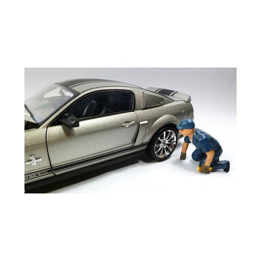 Tow Truck Driver Operator Scott Figure For 1:18 Scale Diecast Car Models by American Diorama