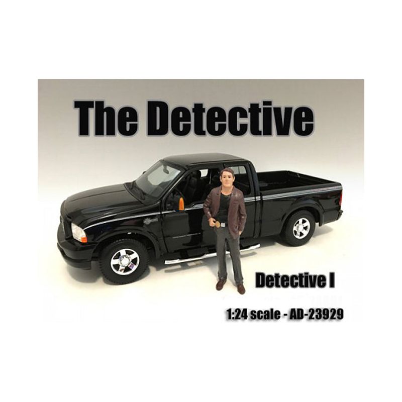 "The Detective #1" Figure For 1:24 Scale Models by American Diorama