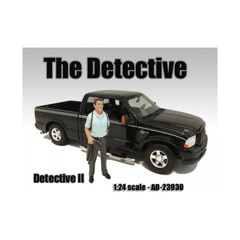 "The Detective #2" Figure For 1:24 Scale Models by American Diorama