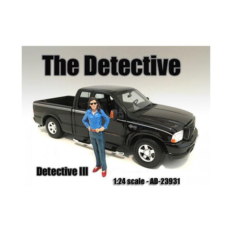 "The Detective #3" Figure For 1:24 Scale Models by American Diorama