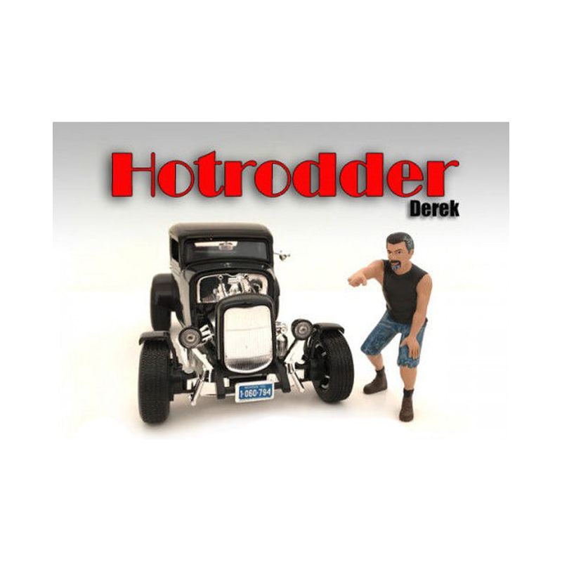 "Hotrodders" Derek Figure For 1:18 Scale Models by American Diorama