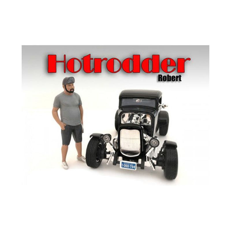 "Hotrodders" Robert Figure For 1:18 Scale Models by American Diorama