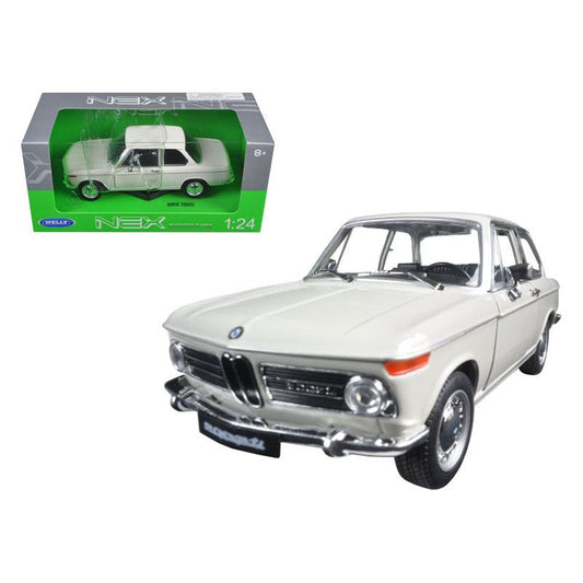 BMW 2002 ti Cream 1/24 Diecast Model Car by Welly