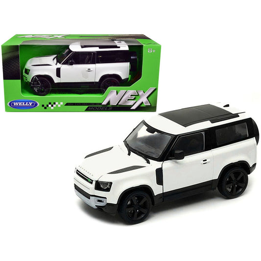 2020 Land Rover Defender Cream White "NEX Models" 1/26 Diecast Model Car by Welly