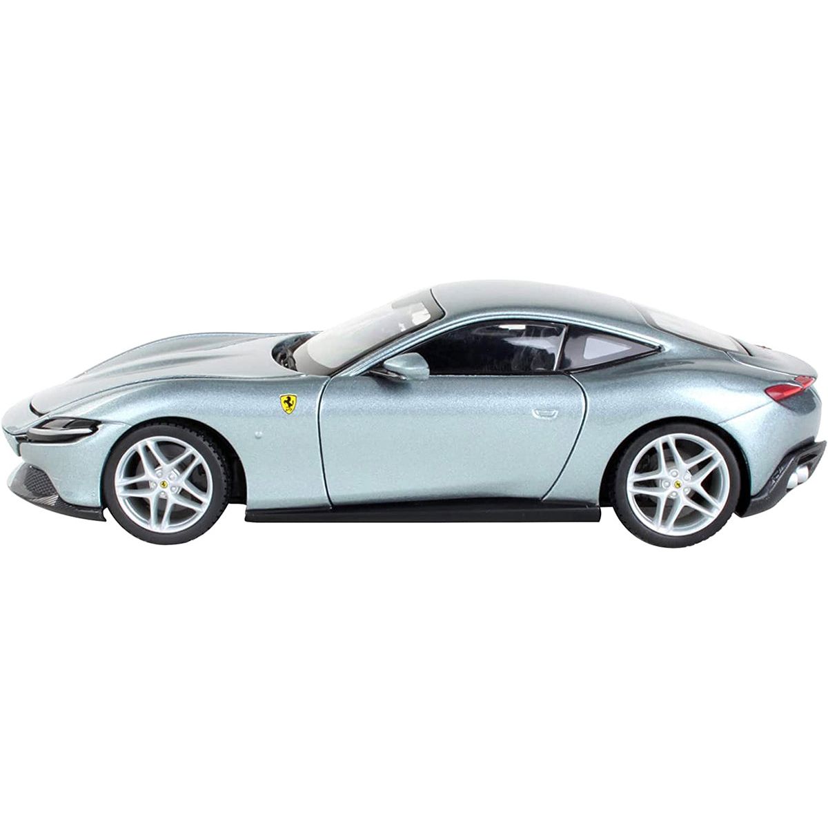 Ferrari Roma Gray Metallic "Race + Play" Series 1/24 Diecast Model Car by Bburago