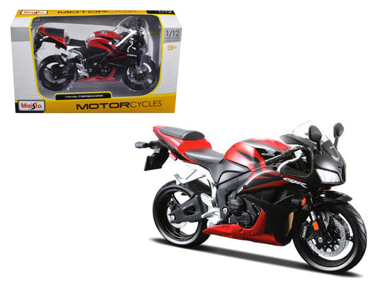 Honda CBR 600RR Red and Black 1/12 Diecast Motorcycle Model by Maisto