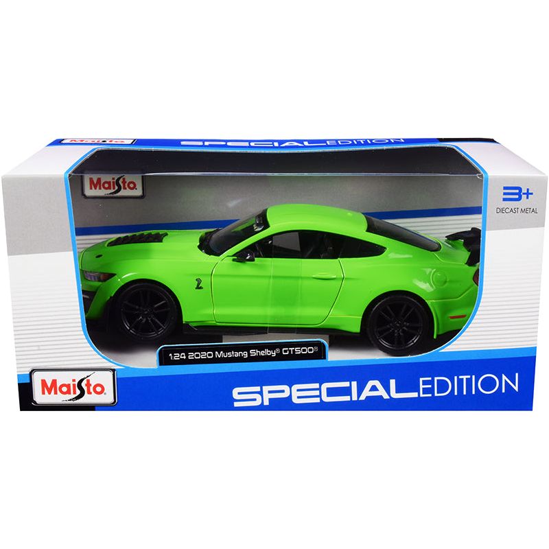 2020 Ford Mustang Shelby GT500 Bright Green 1/24 Diecast Model Car by Maisto