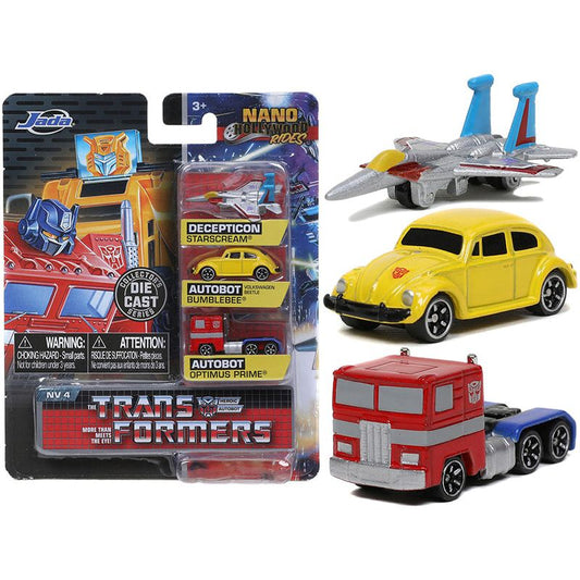 "Transformers" 3 piece Set Release 2 "Nano Hollywood Rides" Diecast Models by Jada