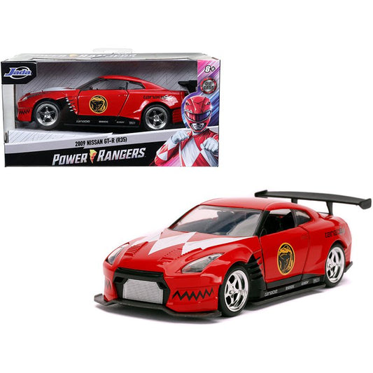 2009 Nissan GT-R (R35) Red Red Ranger's "Power Rangers" 1/32 Diecast Model Car by Jada