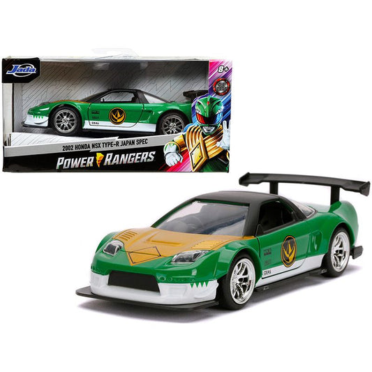 2002 Honda NSX Type-R Japan Spec Green Ranger "Power Rangers" 1/32 Diecast Model Car by Jada