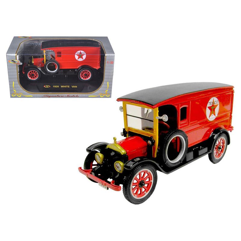 1920 White Delivery Van Red "Texaco" 1/32 Diecast Model Car by Signature Models