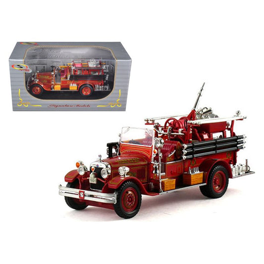 1931 Seagrave Fire Engine Truck Red 1/32 Diecast Model by Signature Models