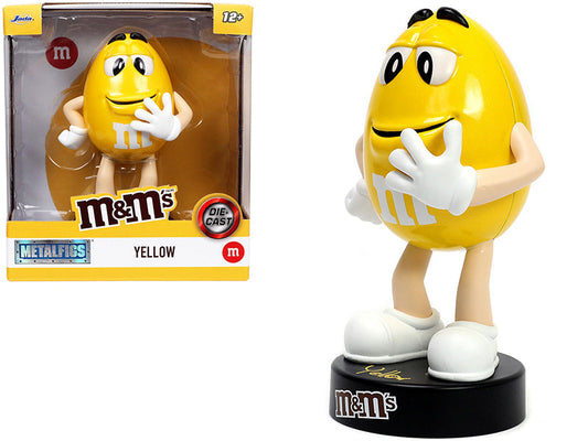 Yellow M&M's 5.25" Diecast Figurine "Metalfigs" Series by Jada