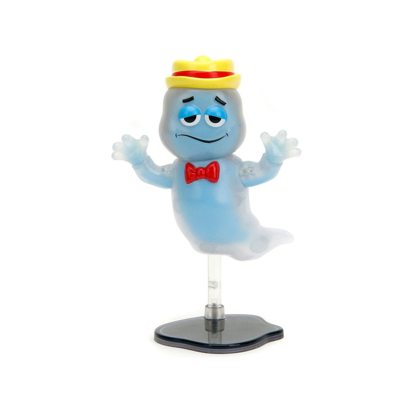 Boo Berry 3.5" Moveable Glow-in-the-Dark Figure with Stand and Cereal Box "Monster Cereals" 1/12 Scale Model by Jada