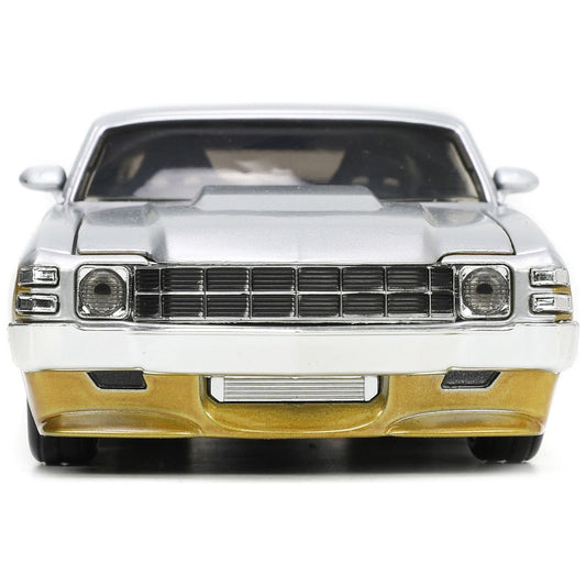 1970 Chevrolet Chevelle SS Gold and Silver Metallic "Bigtime Muscle" 1/24 Diecast Model Car by Jada