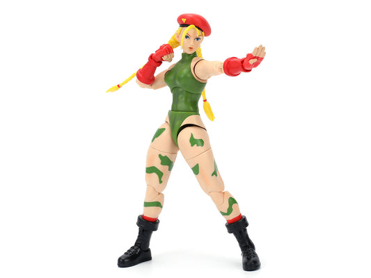 Cammy 6" Moveable Figure with Accessories and Alternate Head and Hands "Ultra Street Fighter II: The Final Challengers" (2017) Video Game Model by Jada