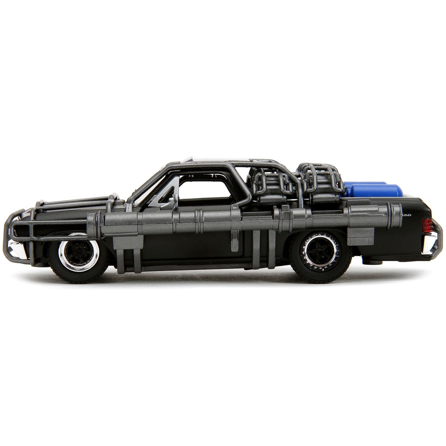 1967 Chevrolet El Camino with Cannons Matt Black "Fast X" (2023) Movie "Fast & Furious" Series 1/32 Diecast Model Car by Jada