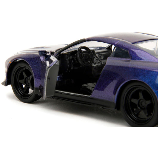 2009 Nissan GT-R (R35) Purple Metallic "Pink Slips" Series 1/32 Diecast Model Car by Jada