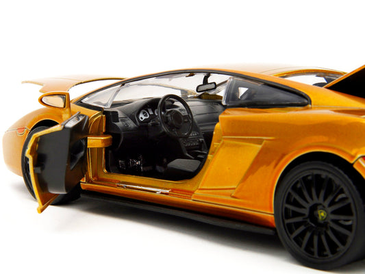 Lamborghini Gallardo Gold Metallic "Fast X" (2023) Movie "Fast & Furious" Series 1/24 Diecast Model Car by Jada