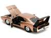 1969 Dodge Charger Daytona Bronze Metallic with Black Tail Stripe "Bigtime Muscle" Series 1/24 Diecast Model Car by Jada