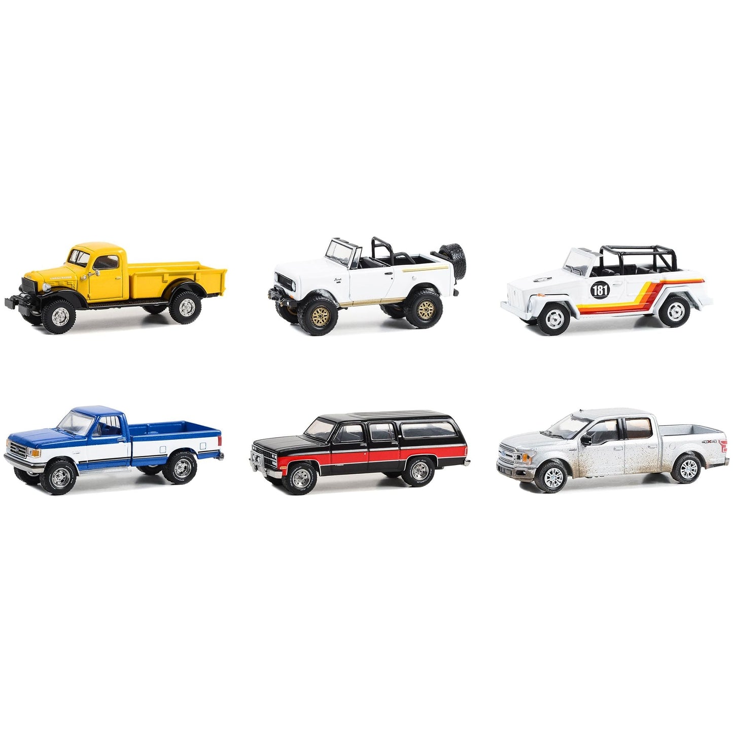 "All Terrain" Series 15 Set of 6 pieces 1/64 Diecast Model Cars by Greenlight