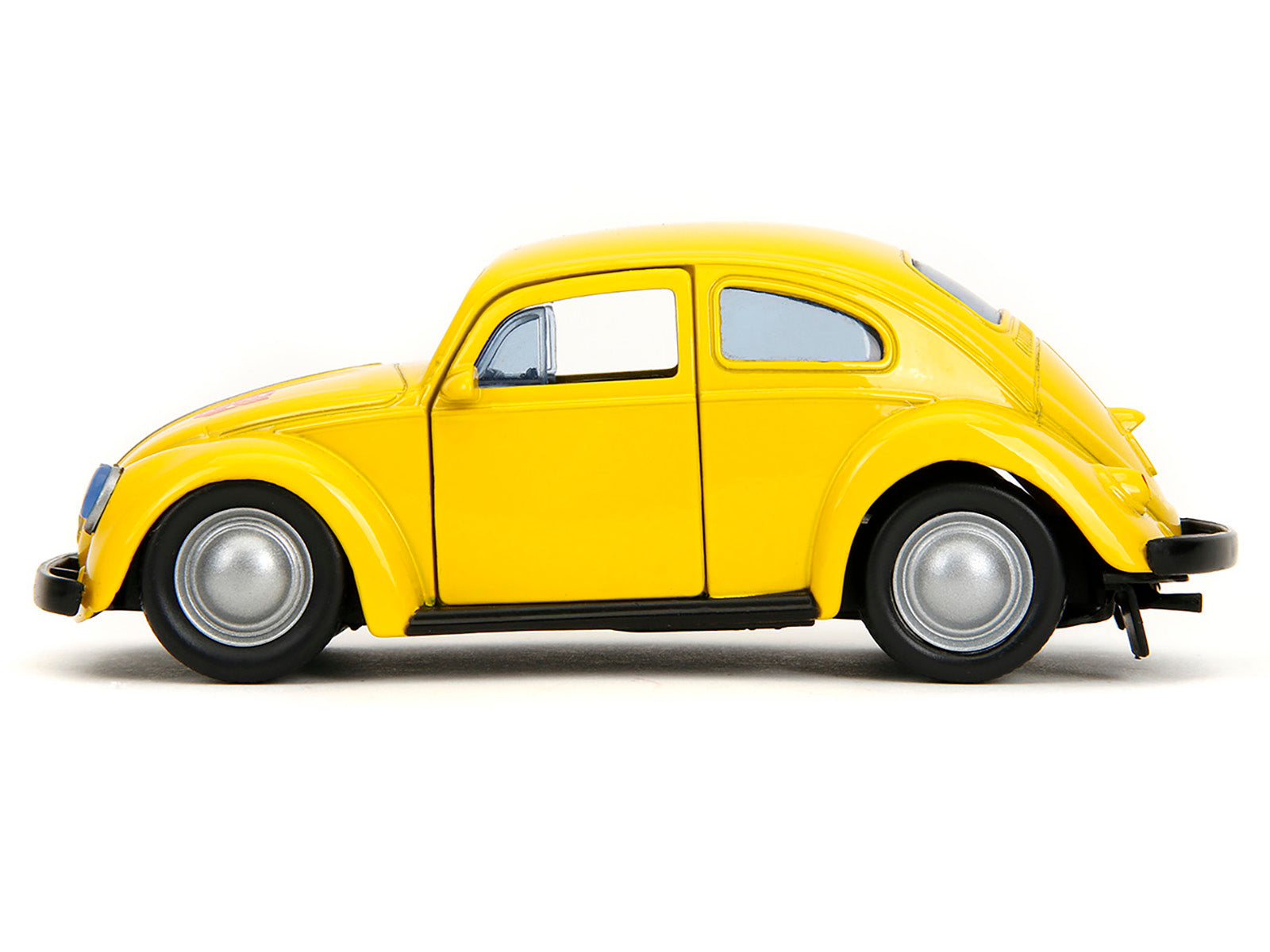 Volkswagen Beetle "Bumblebee" Yellow "Transformers" "Hollywood Rides" Series 1/32 Diecast Model Car by Jada