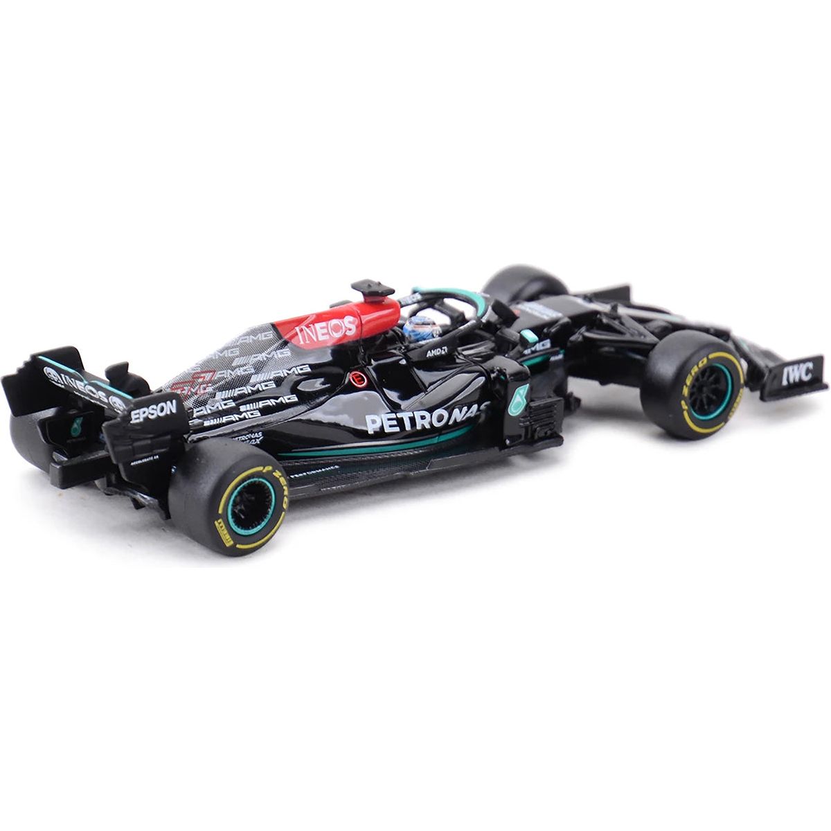 Mercedes-AMG F1 W12 E Performance #77 Valtteri Bottas "Petronas Formula One Team" Formula One F1 (2021) 1/43 Diecast Model Car by Bburago