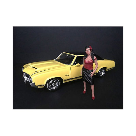 "Hanging Out II" Rosa Figurine for 1/18 Scale Models by American Diorama