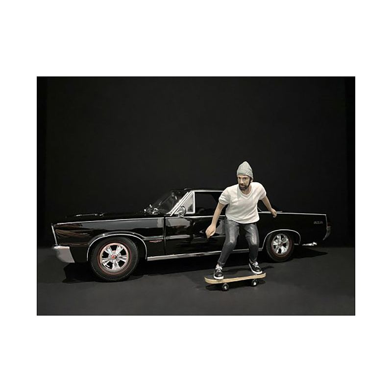 Skateboarder Figurine II for 1/18 Scale Models by American Diorama