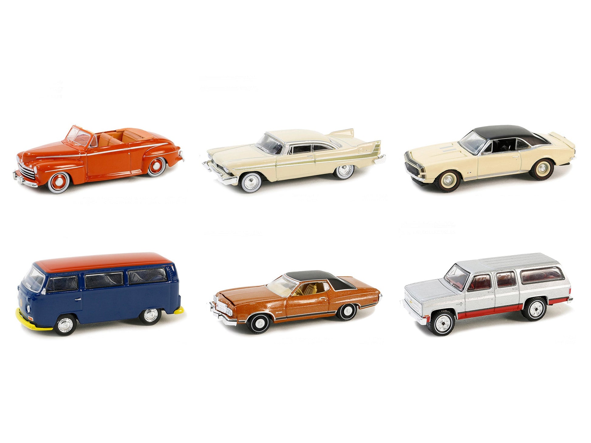 "Vintage Ad Cars" Set of 6 pieces Series 10 1/64 Diecast Model Cars by Greenlight