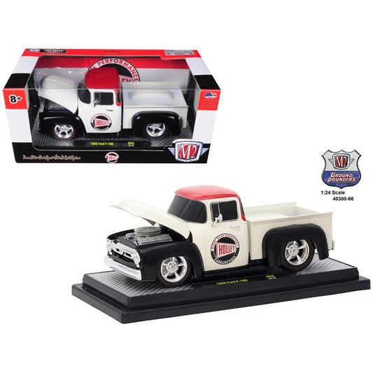 1956 Ford F-100 Pickup Truck "Holley" Limited Edition to 5800 pieces Worldwide 1/24 Diecast Model Car by M2 Machines