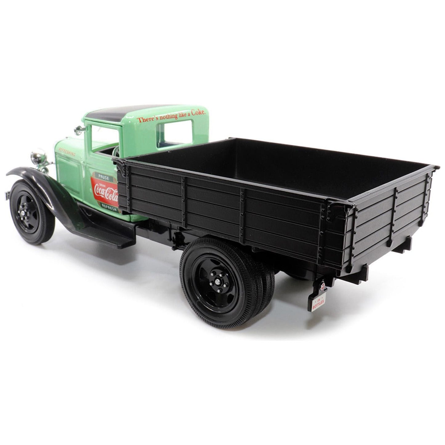 1931 Ford Model AA Pickup Truck Light Green and Black "Pause. Refresh. Drink Coca-Cola" 1/24 Diecast Model Car by Motor City Classics