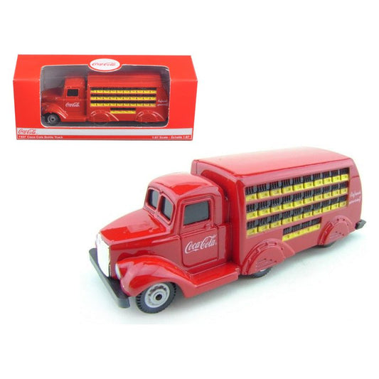 1937 Coca Cola Delivery Bottle Truck 1:87 HO Scale Diecast Model by Motorcity Classics