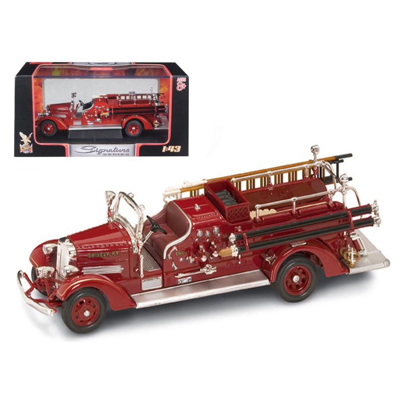 1938 Ahrens Fox VC Fire Engine Red 1/43 Diecast Model by Road Signature