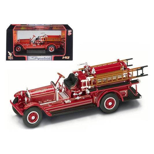 1924 Stutz Model C Fire Engine Red 1/43 Diecast Model by Road Signature