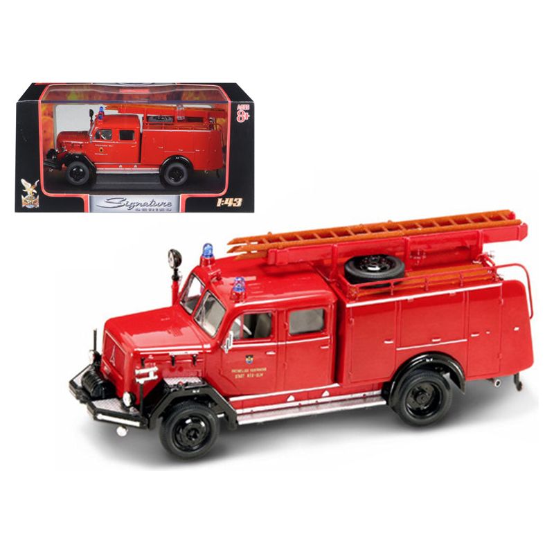 1964 Magirus Deutz 150 D 10 F TLF-16 Fire Engine 1/43 Diecast Car by Road Signature