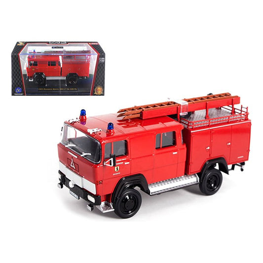 1965 Magirus Deutz 100 D 7FA LF8-TS Red Fire Engine 1/43 Diecast Model by Road Signature